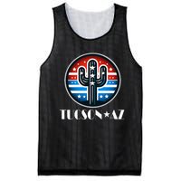 Tucson Az Usa Arizona Patriotic Cactus Mesh Reversible Basketball Jersey Tank