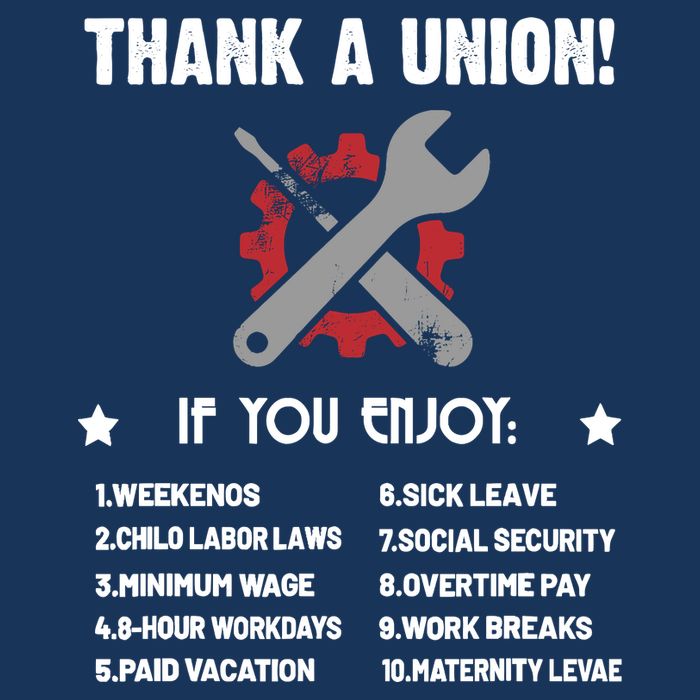 Thank A Union Union Strong Labor Union Union Thug Cooling Performance Crew T-Shirt