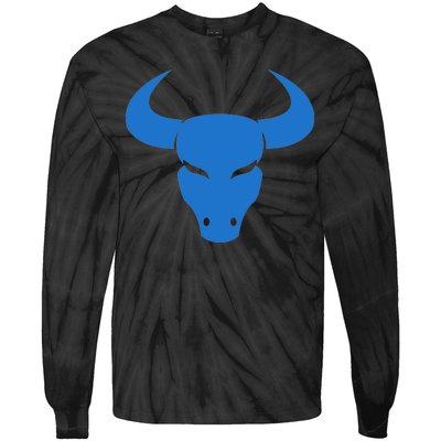 Taurus Astrological Zodiac Sign Tie-Dye Long Sleeve Shirt