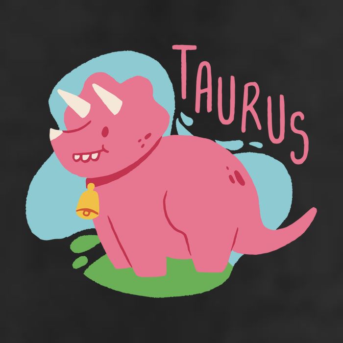 Taurus Dinosaur 7 Panel Mesh Trucker Snapback Hat