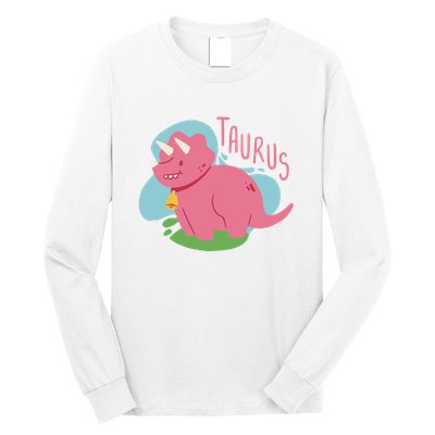 Taurus Dinosaur Long Sleeve Shirt