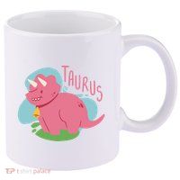 Taurus Dinosaur 11oz C Handle Ceramic Mug