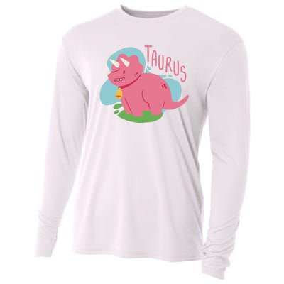 Taurus Dinosaur Cooling Performance Long Sleeve Crew