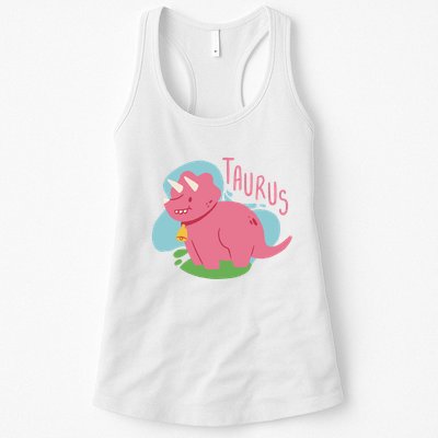 Taurus Dinosaur Womens Tank Top