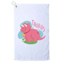 Taurus Dinosaur Golf Towel