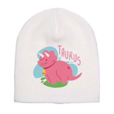 Taurus Dinosaur Short Acrylic Beanie