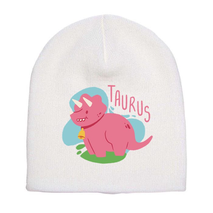 Taurus Dinosaur Short Acrylic Beanie