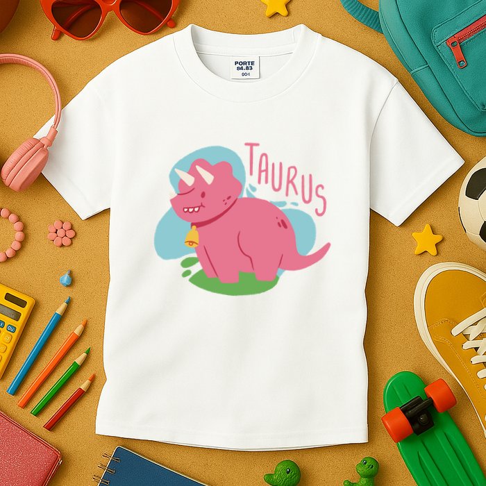 Taurus Dinosaur Kids T-Shirt
