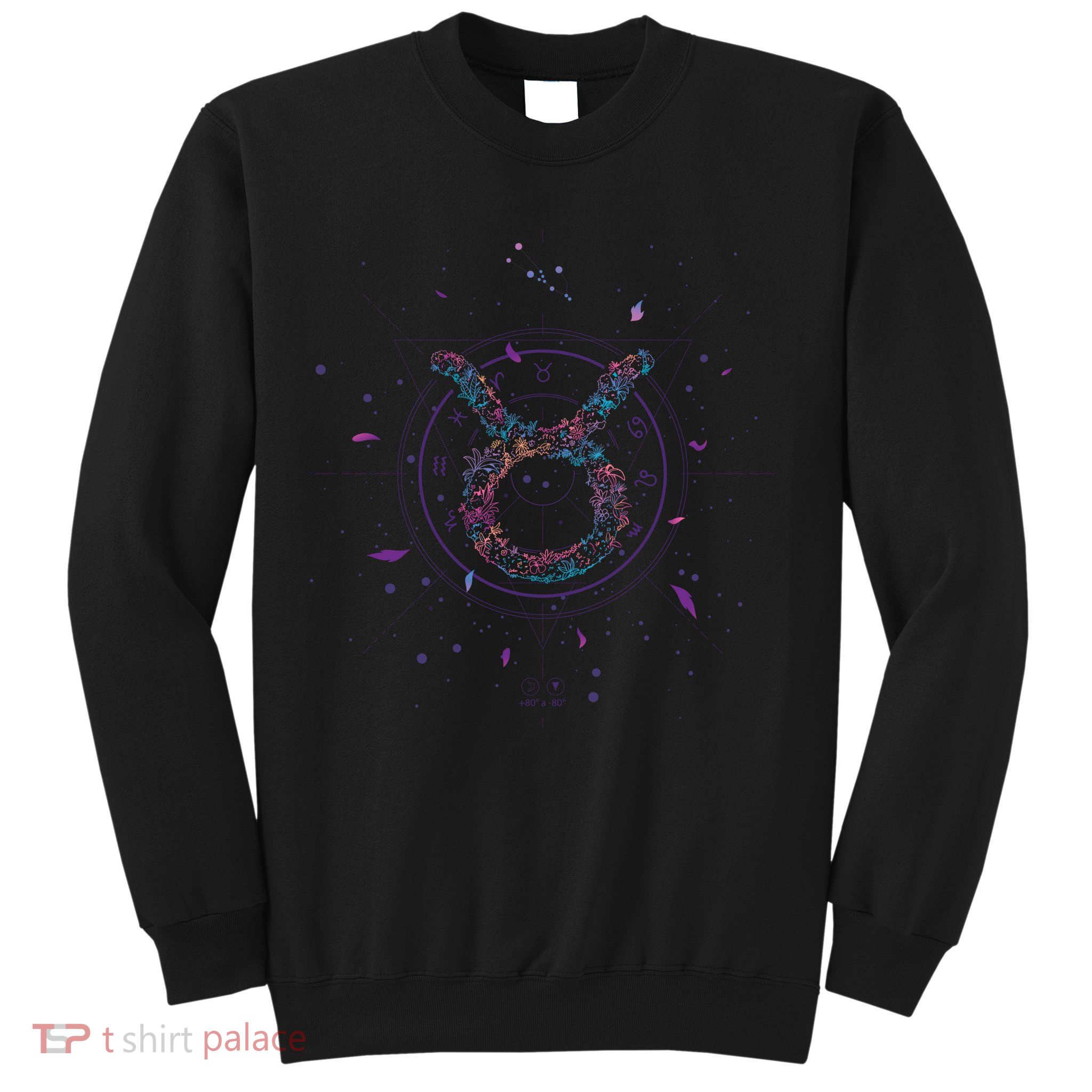 Taurus Floral Zodiac Sweatshirt