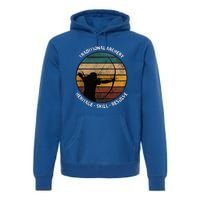 Traditional Archery Vintage Trad Bow Archers Premium Hoodie