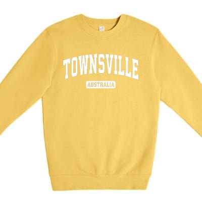 Townsville Australia Vintage Sports Design Premium Crewneck Sweatshirt