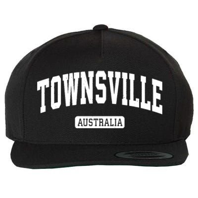 Townsville Australia Vintage Sports Design Wool Snapback Cap