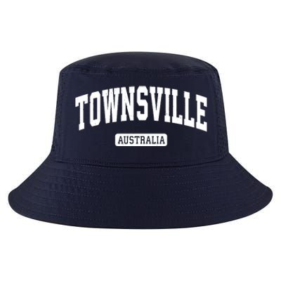 Townsville Australia Vintage Sports Design Cool Comfort Performance Bucket Hat