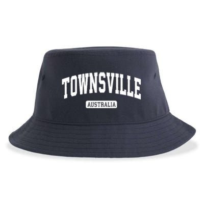 Townsville Australia Vintage Sports Design Sustainable Bucket Hat