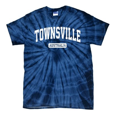 Townsville Australia Vintage Sports Design Tie-Dye T-Shirt