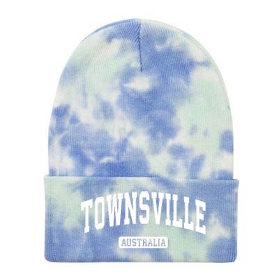 Townsville Australia Vintage Sports Design Tie Dye 12in Knit Beanie