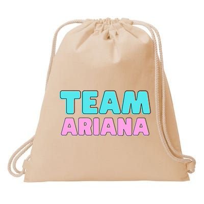 Team Ariana Vintage Design Drawstring Bag