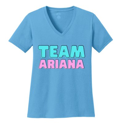 Team Ariana Vintage Design Women's V-Neck T-Shirt