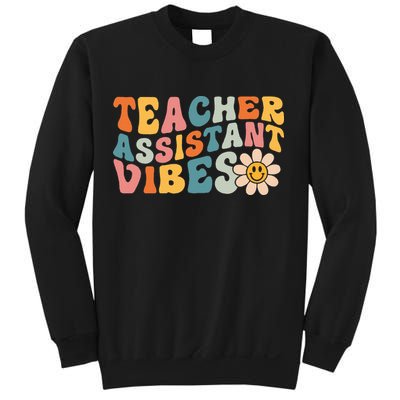 Teacher Assistant Vibes School Teacher Assistant Sweatshirt