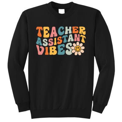 Teacher Assistant Vibes School Teacher Assistant Sweatshirt