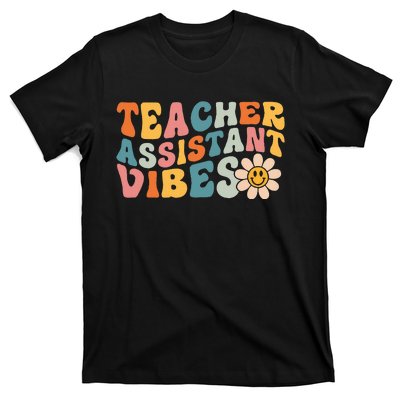 Teacher Assistant Vibes School Teacher Assistant T-Shirt