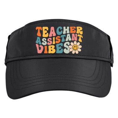 Teacher Assistant Vibes School Teacher Assistant Adult Drive Performance Visor