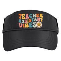 Teacher Assistant Vibes School Teacher Assistant Adult Drive Performance Visor