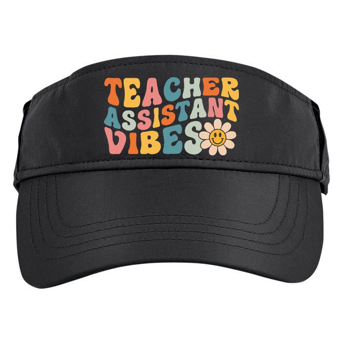 Teacher Assistant Vibes School Teacher Assistant Adult Drive Performance Visor