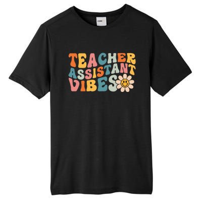 Teacher Assistant Vibes School Teacher Assistant Tall Fusion ChromaSoft Performance T-Shirt