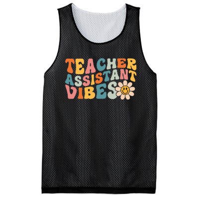 Teacher Assistant Vibes School Teacher Assistant Mesh Reversible Basketball Jersey Tank