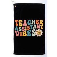Teacher Assistant Vibes School Teacher Assistant Golf Towel