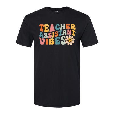 Teacher Assistant Vibes School Teacher Assistant Softstyle CVC T-Shirt