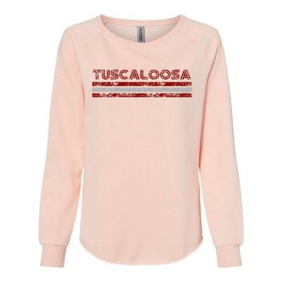 Tuscaloosa Alabama Vintage Weathered Womens California Wash Sweatshirt