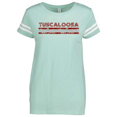 Tuscaloosa Alabama Vintage Weathered Enza Ladies Jersey Football T-Shirt