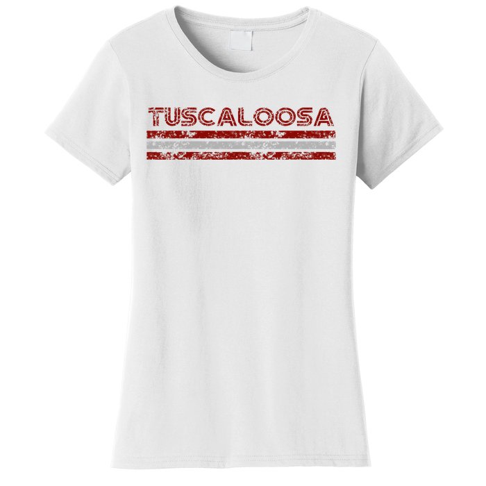 Tuscaloosa Alabama Vintage Weathered Women's T-Shirt