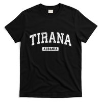 Tirana Albania Vintage Sports Design T-Shirt