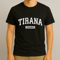 Tirana Albania Vintage Sports Design T-Shirt