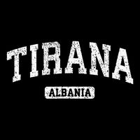 Tirana Albania Vintage Sports Design T-Shirt