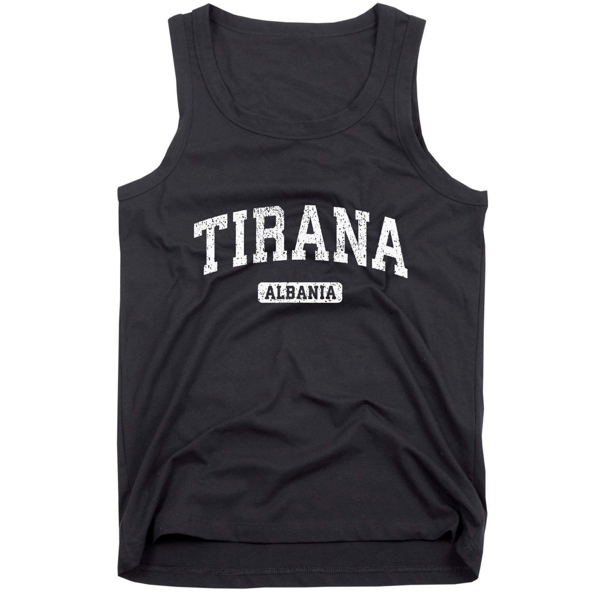 Tirana Albania Vintage Sports Design Tank Top