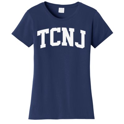 Tcnj Arch Vintage Retro College Athletic Sports Women's T-Shirt