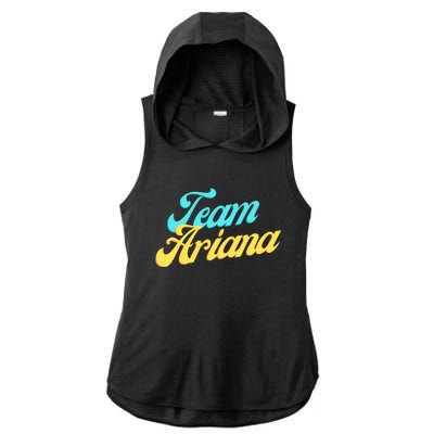 Team Ariana VPR Pump Rules Ladies PosiCharge Tri-Blend Wicking Draft Hoodie Tank