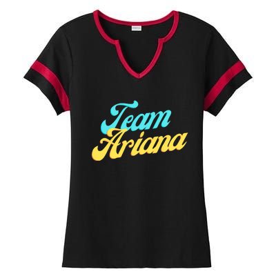 Team Ariana VPR Pump Rules Ladies Halftime Notch Neck Tee