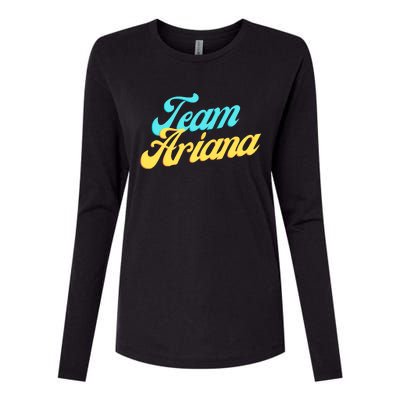 Team Ariana VPR Pump Rules Womens Cotton Relaxed Long Sleeve T-Shirt