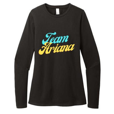 Team Ariana VPR Pump Rules Womens CVC Long Sleeve Shirt