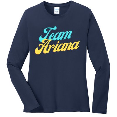 Team Ariana VPR Pump Rules Ladies Long Sleeve Shirt