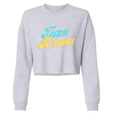 Team Ariana VPR Pump Rules Cropped Pullover Crew