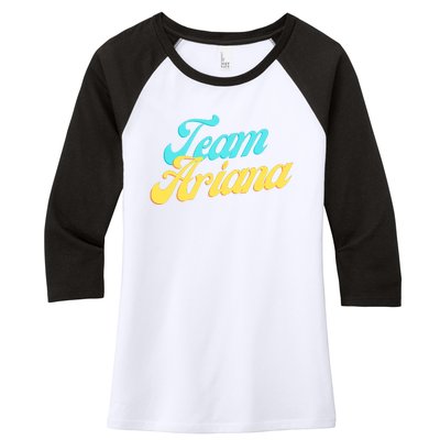 Team Ariana VPR Pump Rules Women's Tri-Blend 3/4-Sleeve Raglan Shirt