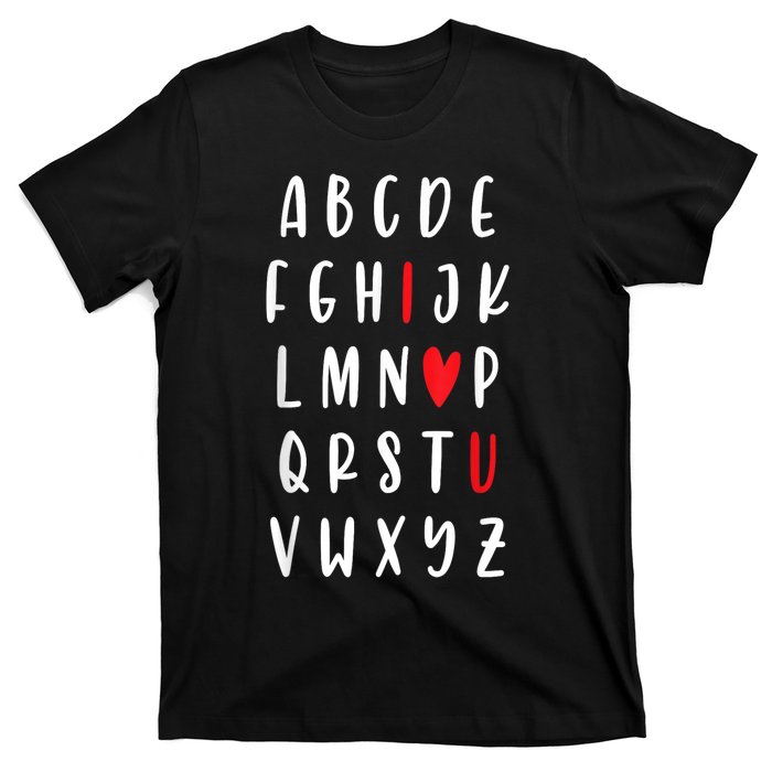 Teacher Alphabet ValentineS T-Shirt