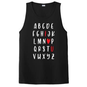 Teacher Alphabet ValentineS PosiCharge Competitor Tank