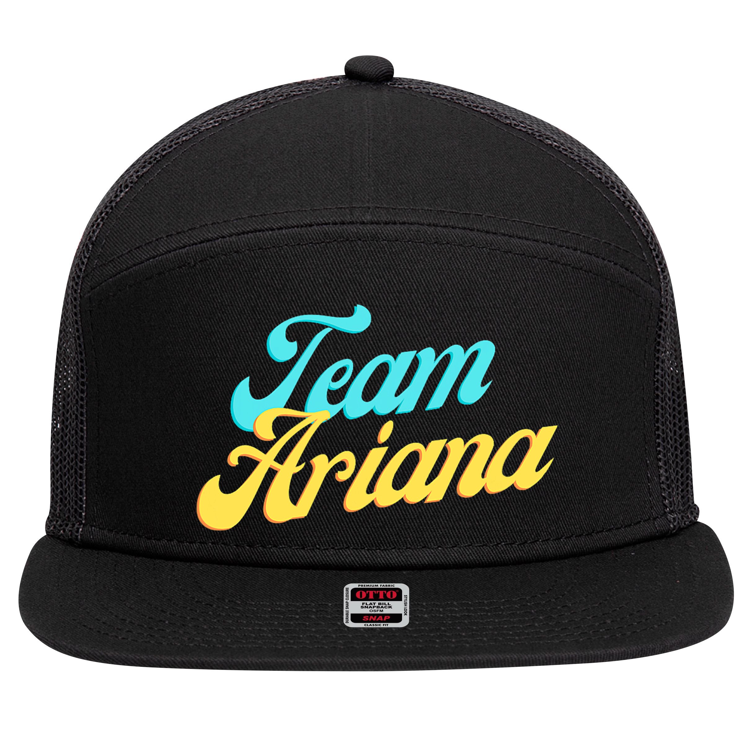 Team Ariana VPR Pump Rules 7 Panel Mesh Trucker Snapback Hat